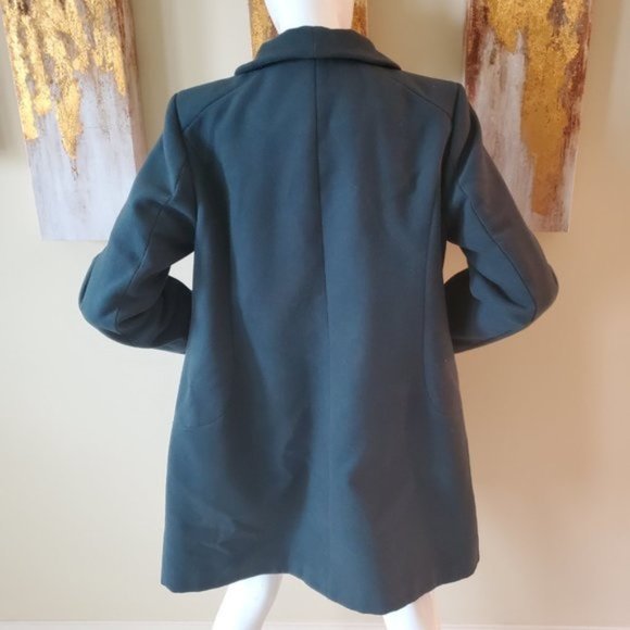 Covington Women's Hunter Green Mid Length Zip Up Coat SZ L - Picture 5 of 10